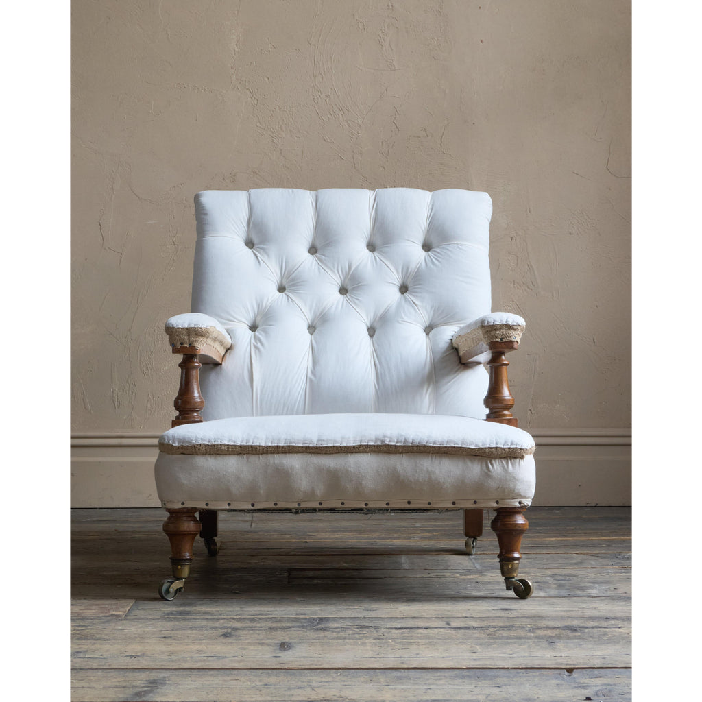 Holland and Sons Open Armchair - lined-Antique Seating-KONTRAST