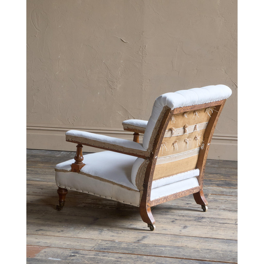Holland and Sons Open Armchair - lined-Antique Seating-KONTRAST