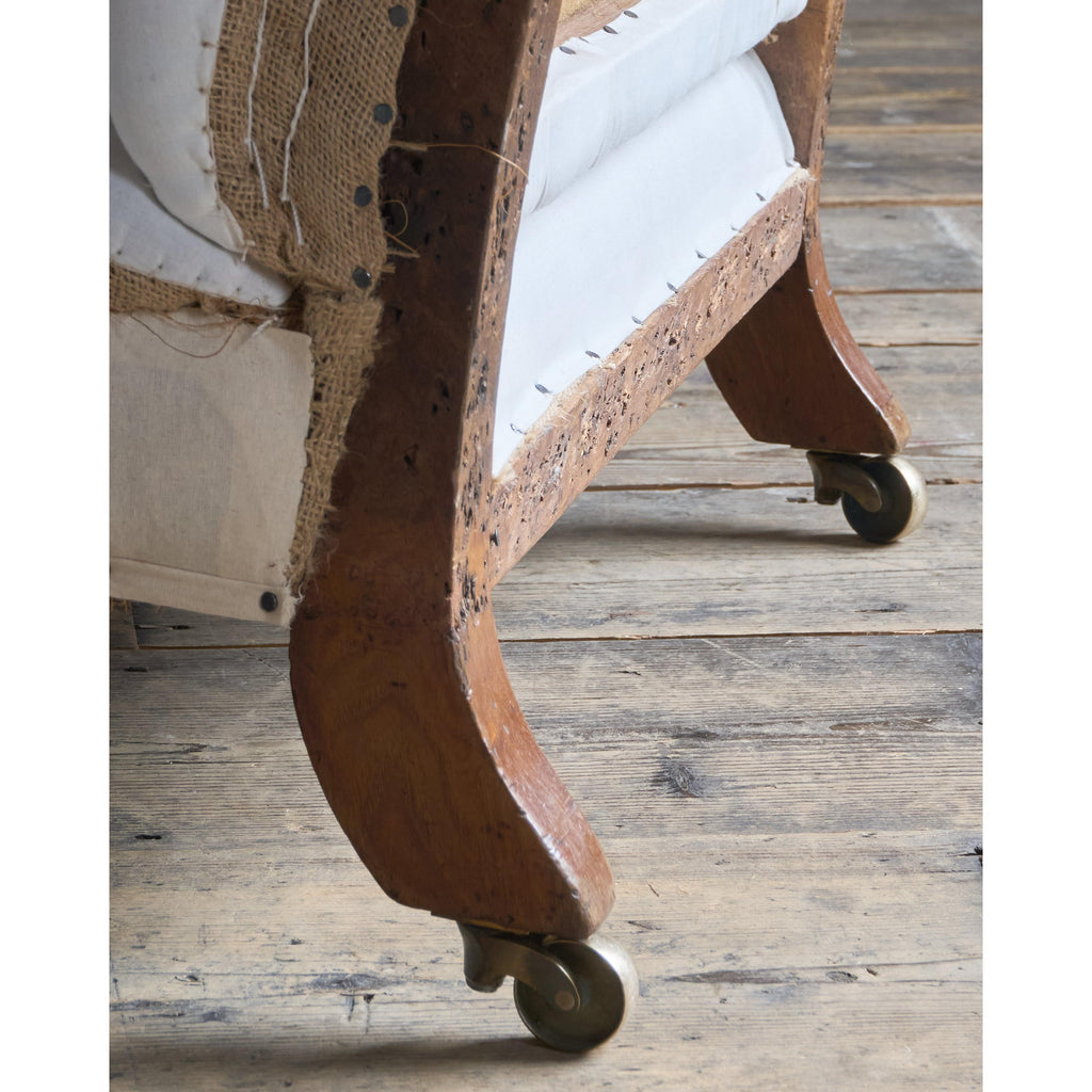 Holland and Sons Open Armchair - lined-Antique Seating-KONTRAST