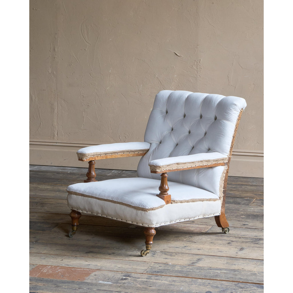 Holland and Sons Open Armchair - lined-Antique Seating-KONTRAST