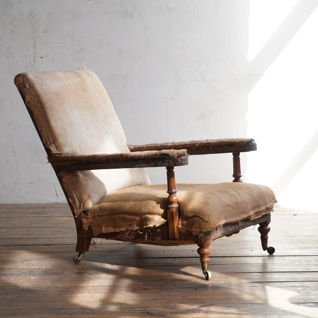 Howard and Sons Open Armchair - Early-Antique Seating-KONTRAST