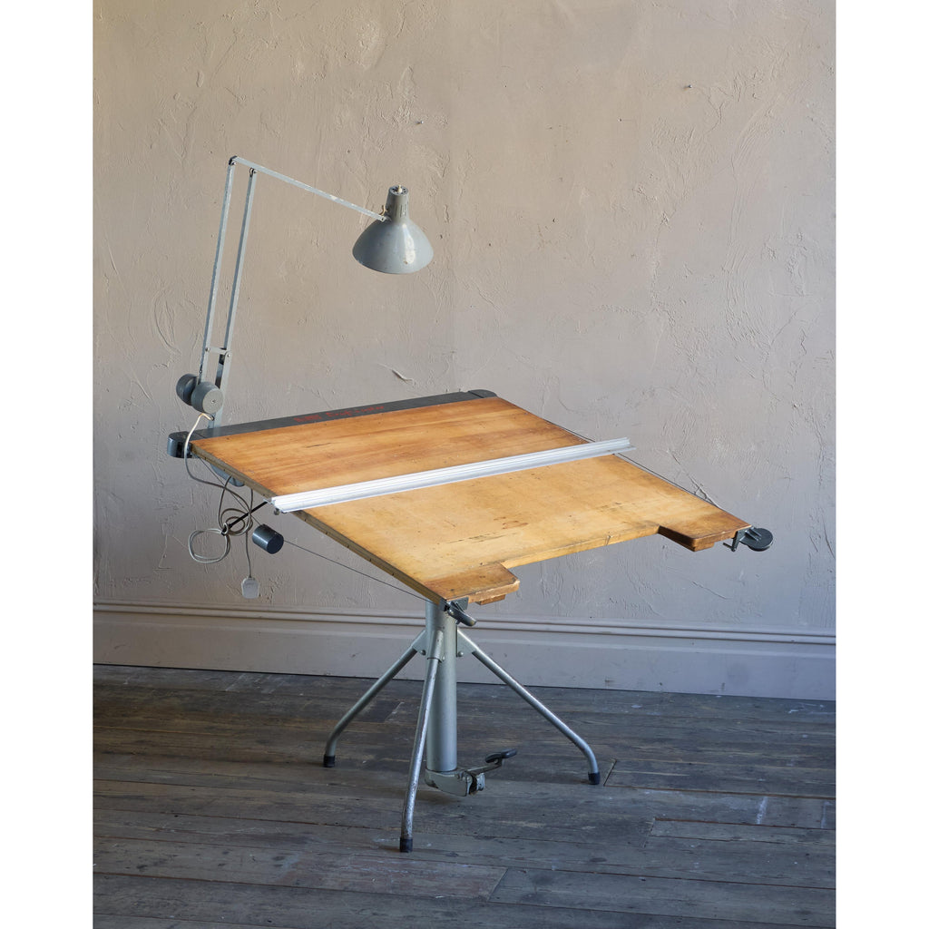 Nike Eskilstuna Hydraulic Drawing Board / Draughting Table-Antique Tables-KONTRAST