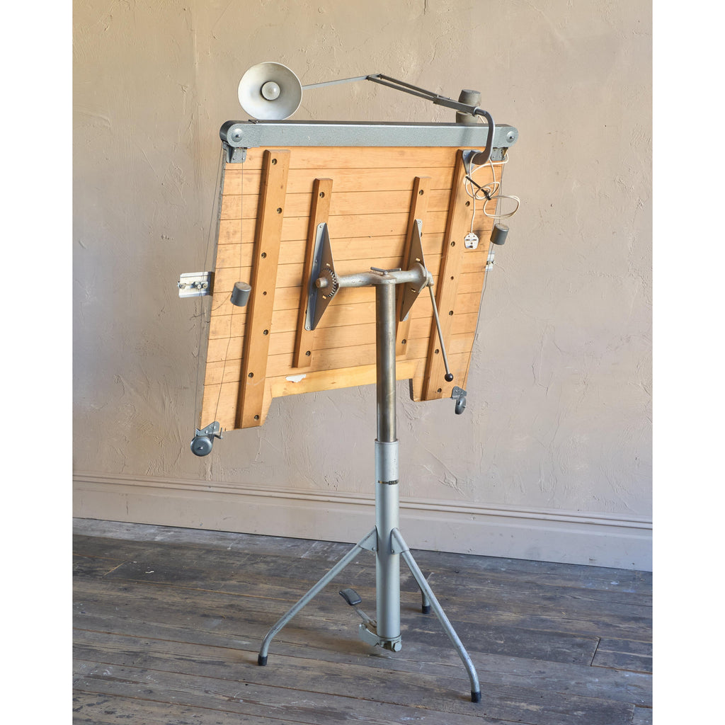 Nike Eskilstuna Hydraulic Drawing Board / Draughting Table-Antique Tables-KONTRAST