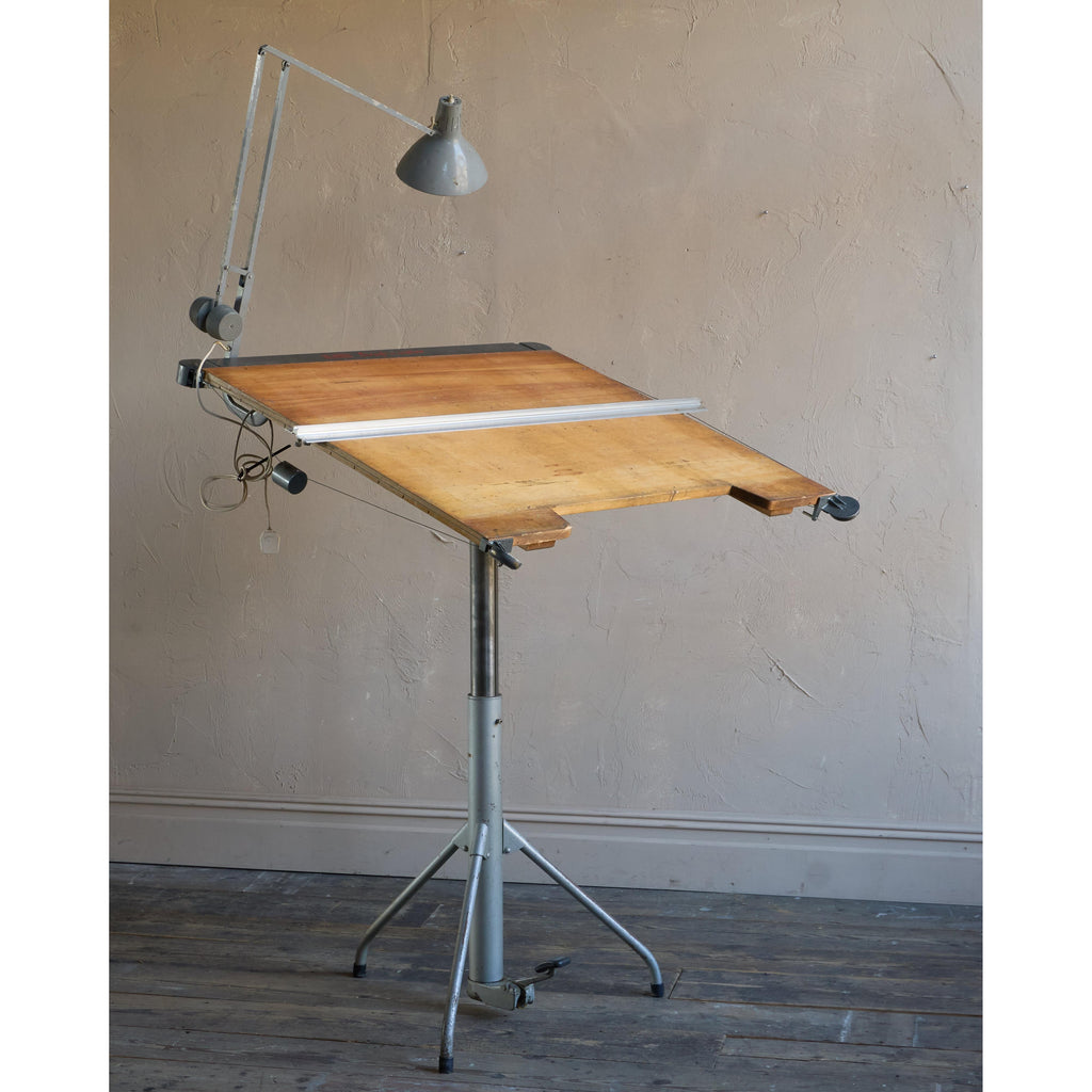 Nike Eskilstuna Hydraulic Drawing Board / Draughting Table-Antique Tables-KONTRAST