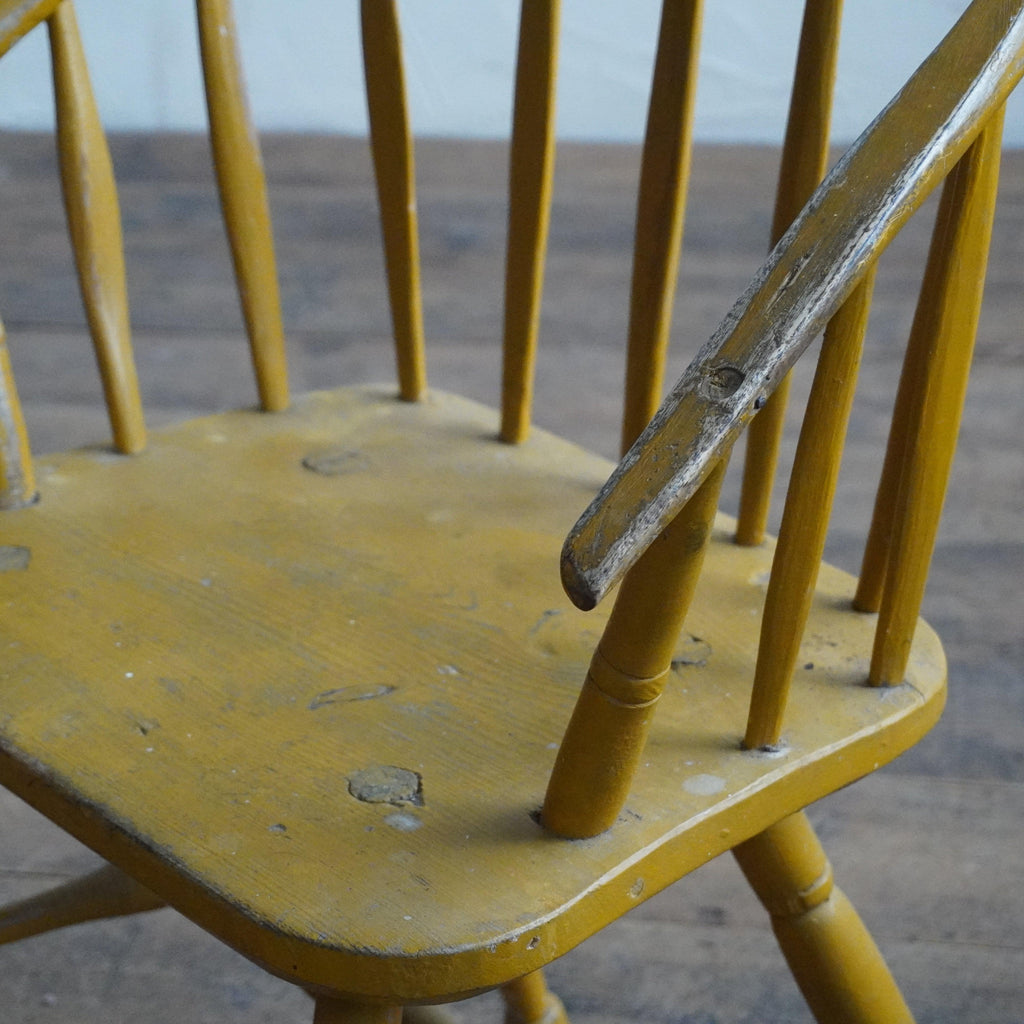 Pair of Windsor Stick Back Painted Chairs-Antique Seating-KONTRAST