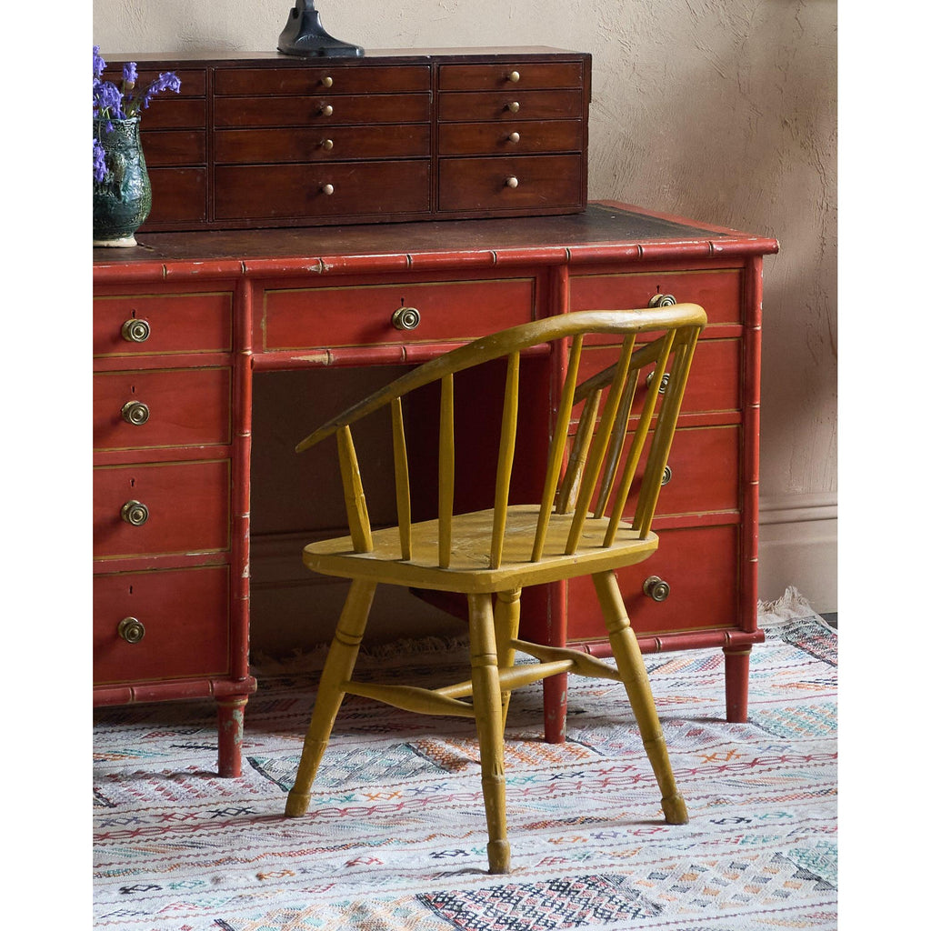 Pair of Windsor Stick Back Painted Chairs-Antique Seating-KONTRAST