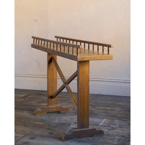 Primitive Galleried Console Table – KONTRAST
