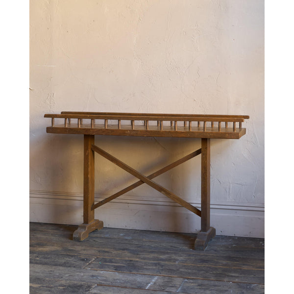 Primitive Galleried Console Table – KONTRAST