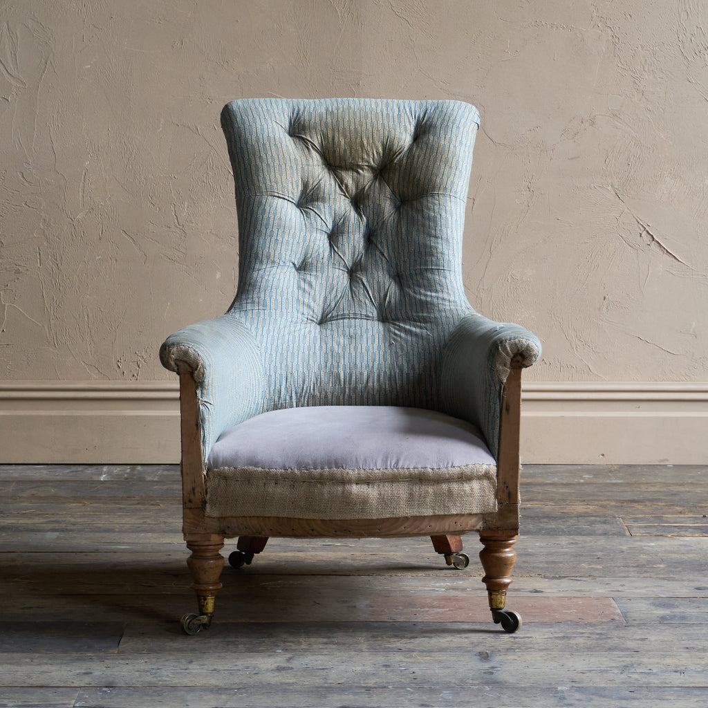 Regency Library Armchair- restored-Antique Seating-KONTRAST