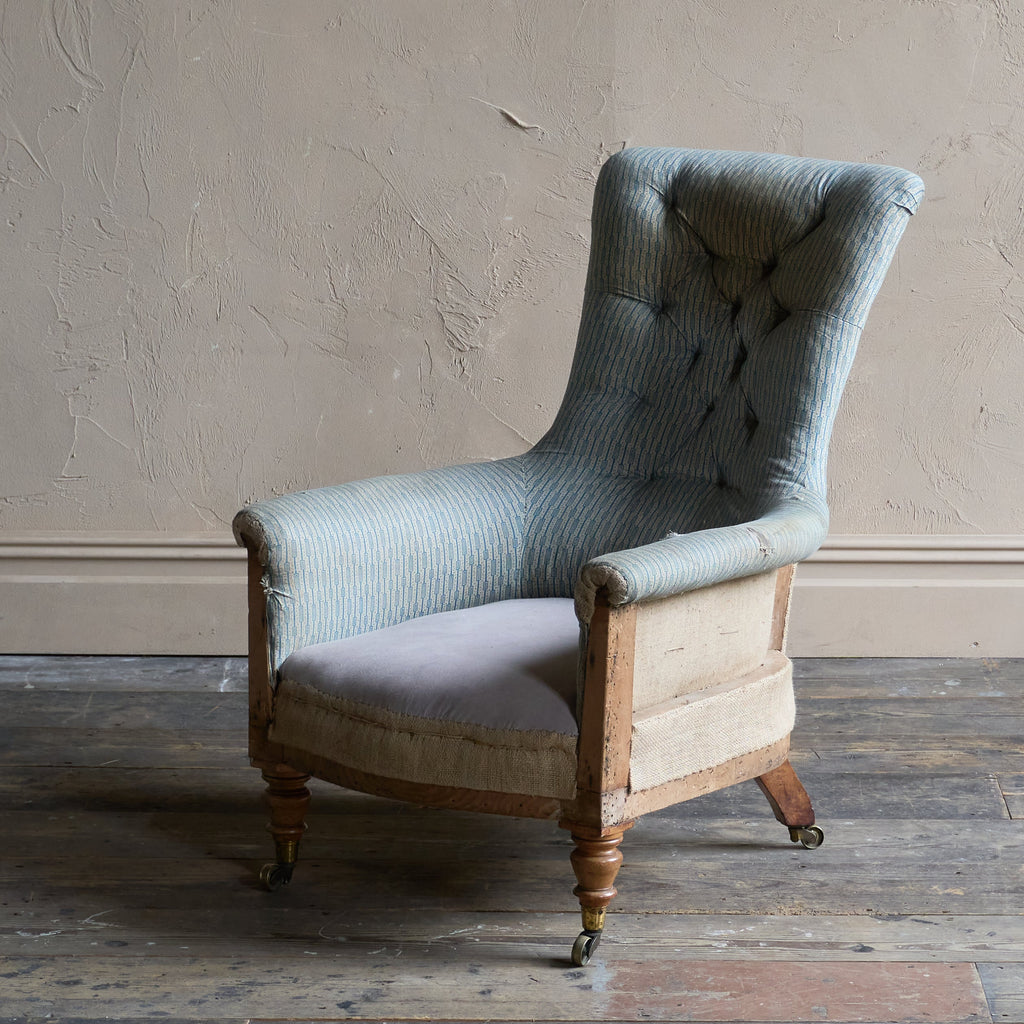 Regency Library Armchair- restored-Antique Seating-KONTRAST