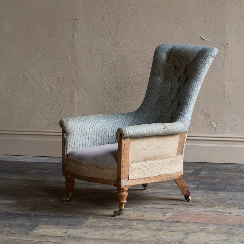 Regency Library Armchair- restored-Antique Seating-KONTRAST