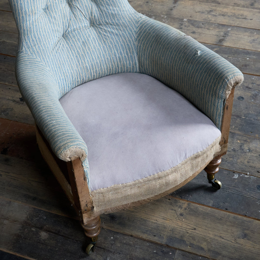 Regency Library Armchair- restored-Antique Seating-KONTRAST