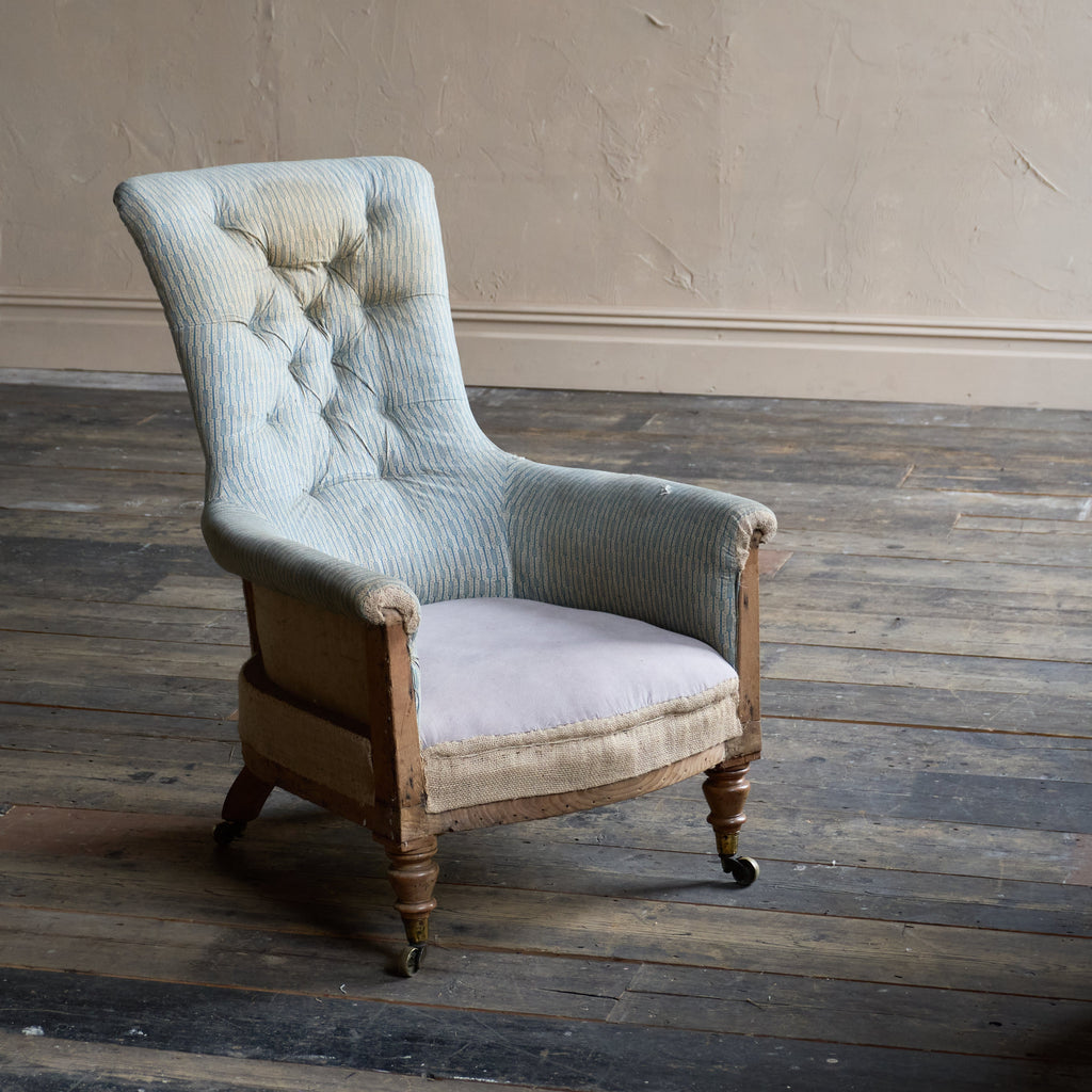Regency Library Armchair- restored-Antique Seating-KONTRAST