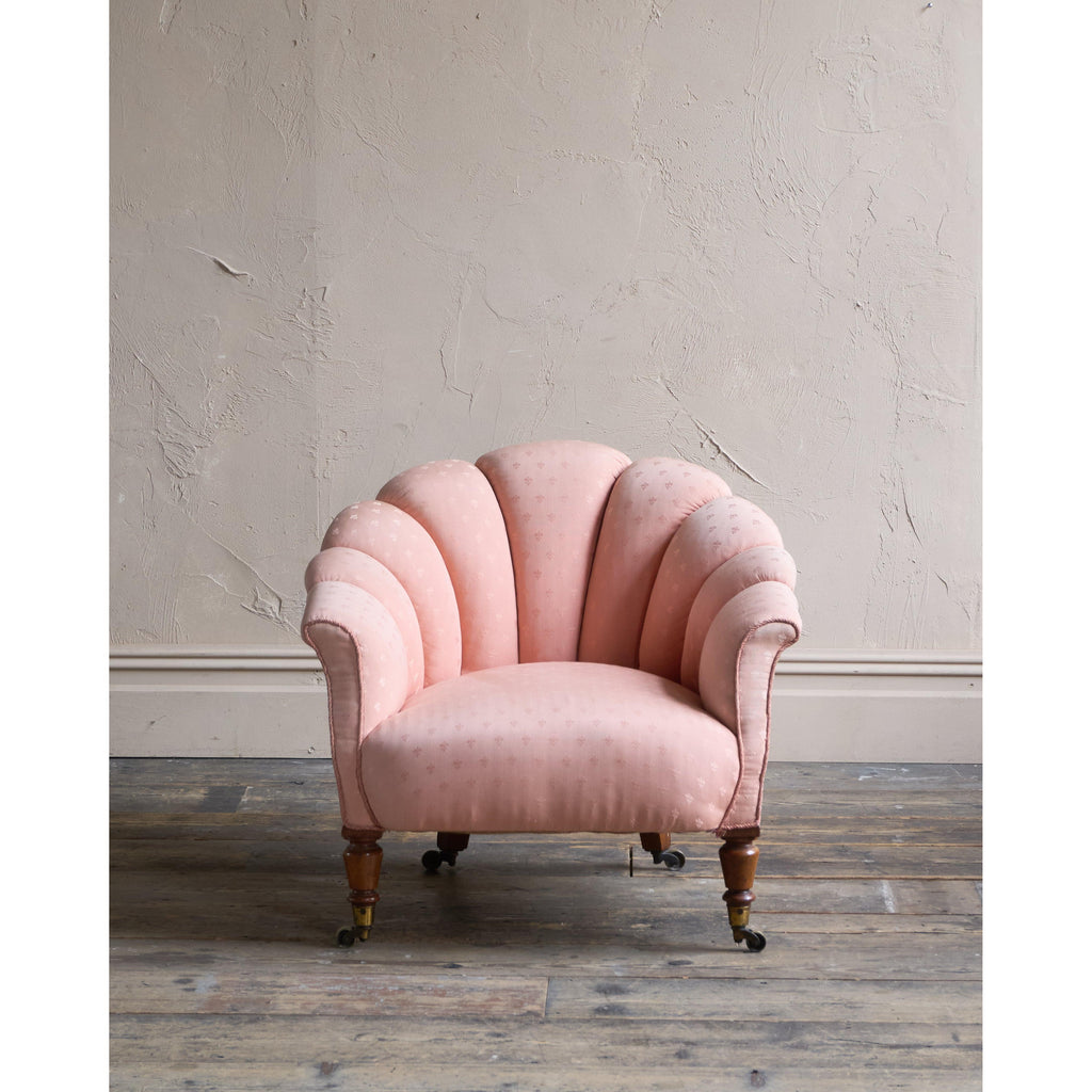 Shell Back Tub Armchair-Antique Seating-KONTRAST