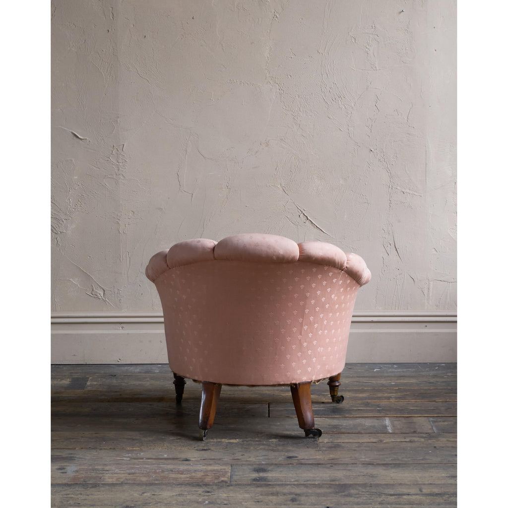 Shell Back Tub Armchair-Antique Seating-KONTRAST