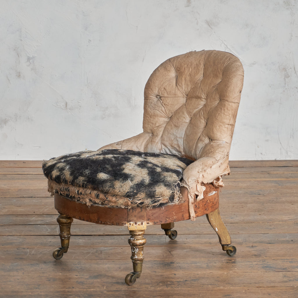 Small Bedroom Chair att' to Howard and Sons-Antique Seating-KONTRAST