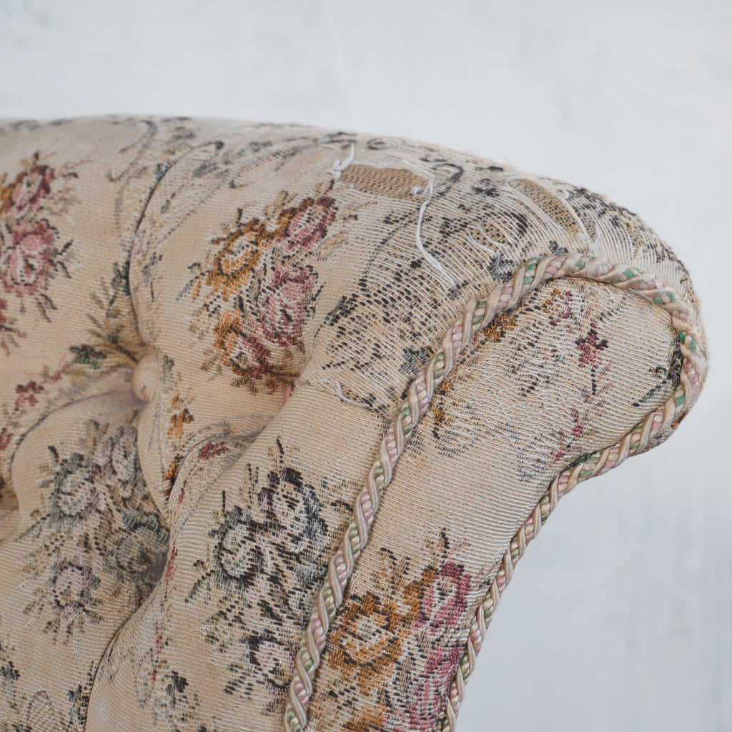 Tapestry bedroom chair probably by Gillows-KONTRAST