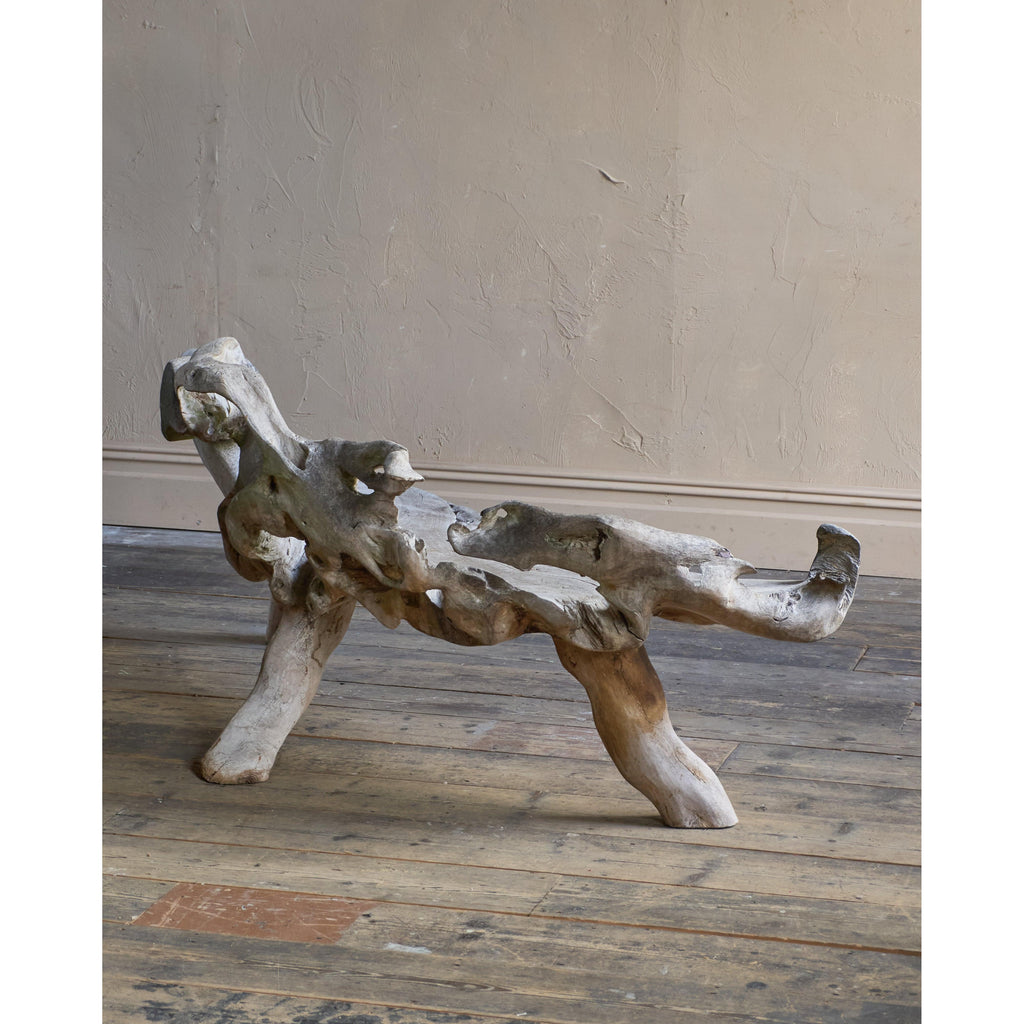 Teak Root Bench-Vintage Seating-KONTRAST