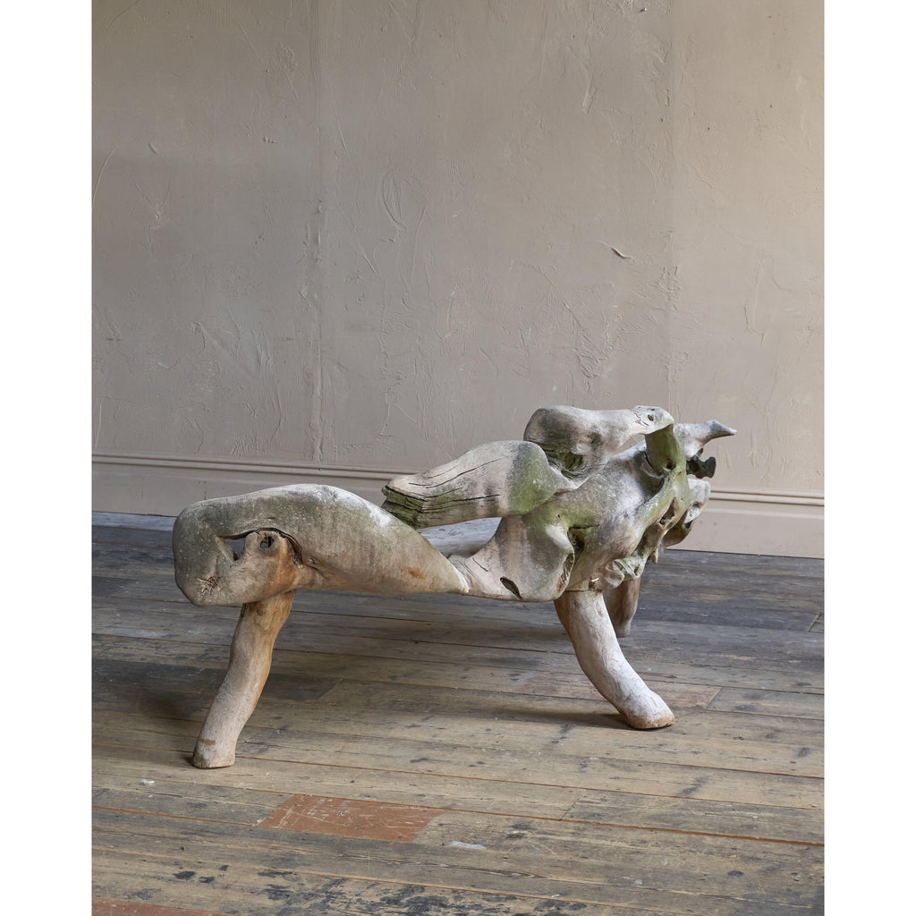 Teak Root Bench-Vintage Seating-KONTRAST