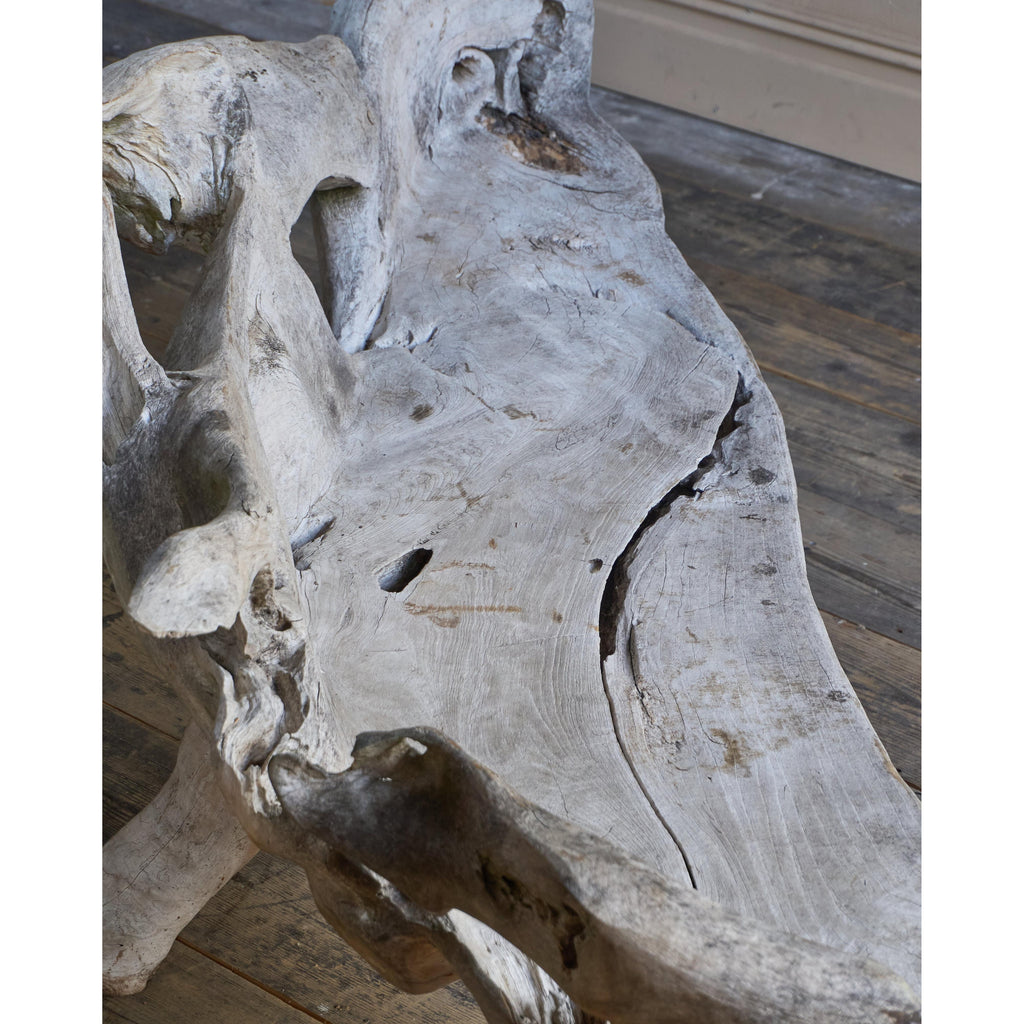 Teak Root Bench-Vintage Seating-KONTRAST