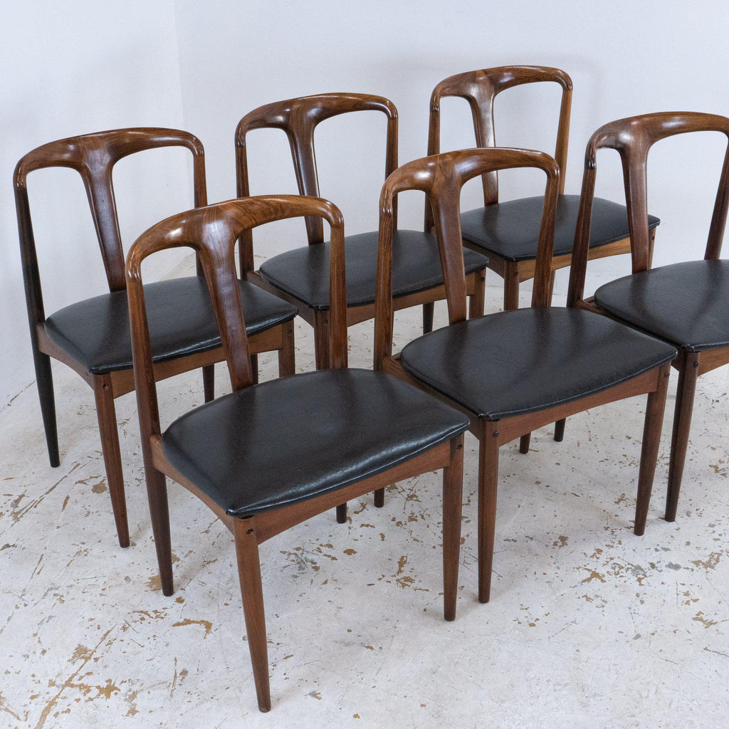 6 Uldum Dining Chairs-Mid Century Seating-KONTRAST