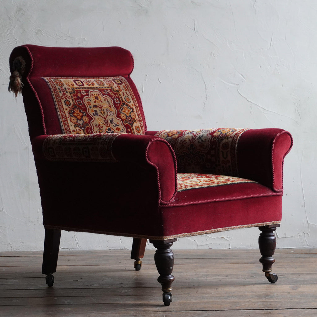 Antique Carpet Chair-Antique Seating-KONTRAST
