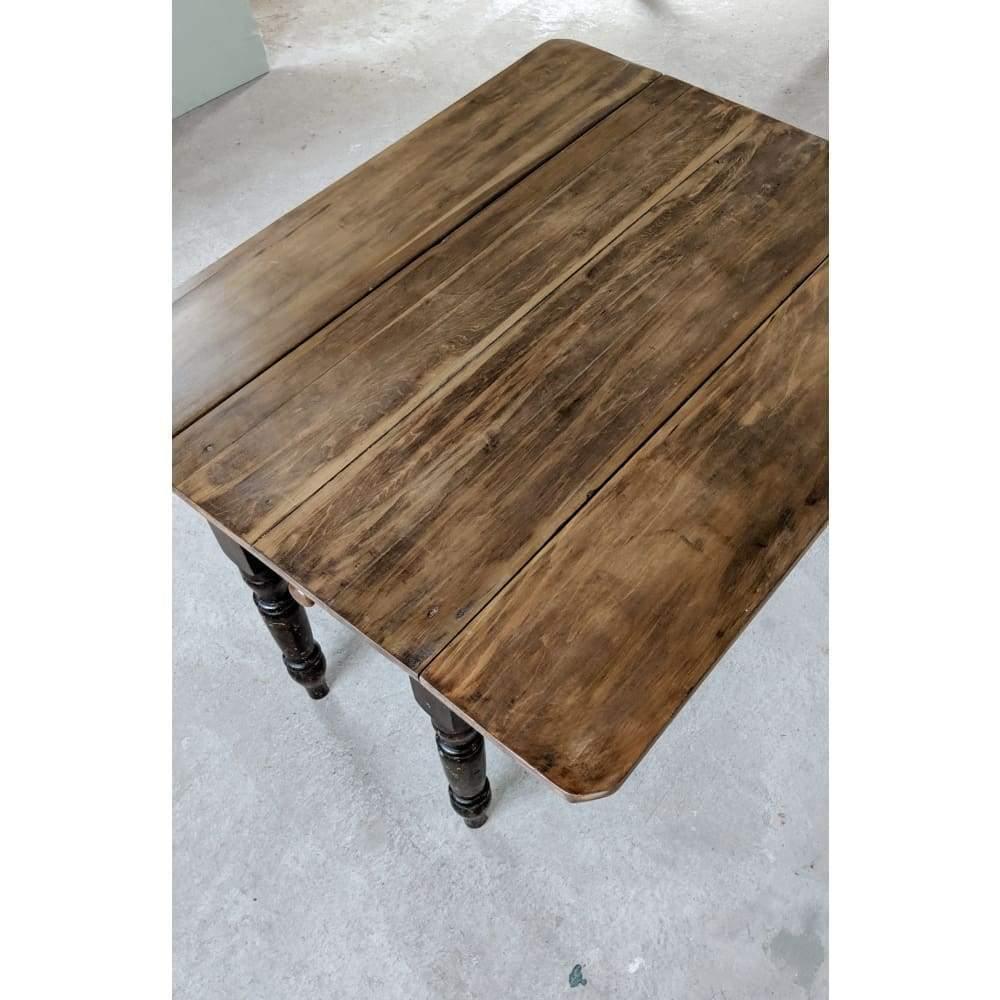 Antique Drop Leaf Table in original painted finish-Antique Tables-KONTRAST