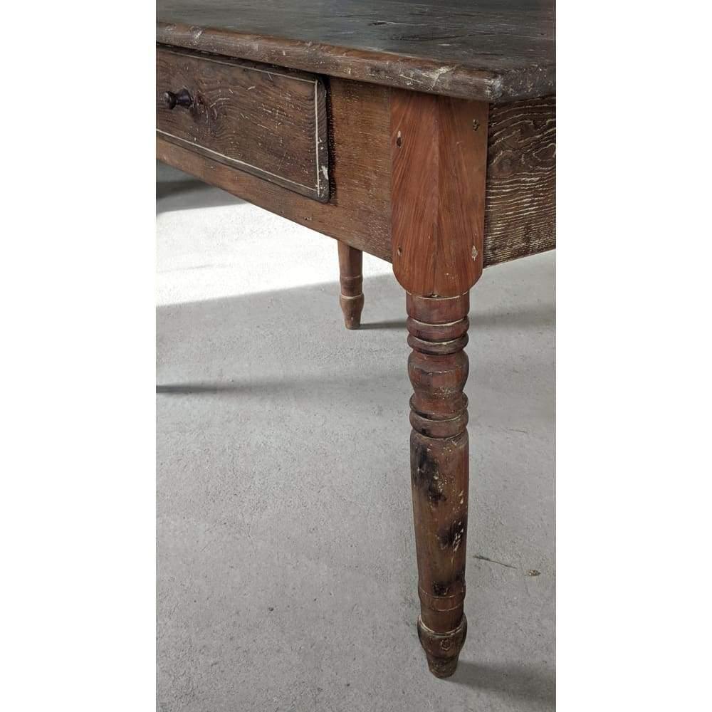 Antique French Fruitwood Farmhouse Table - prep table - gorgeous colouration-Antique Tables-KONTRAST