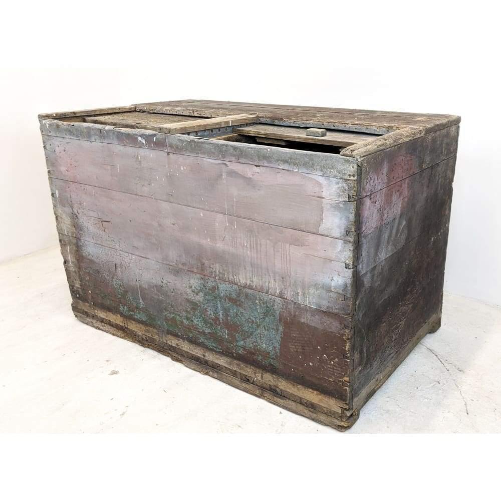 Antique Grain bin - dough bin, fire wood storage-Antique Storage-KONTRAST