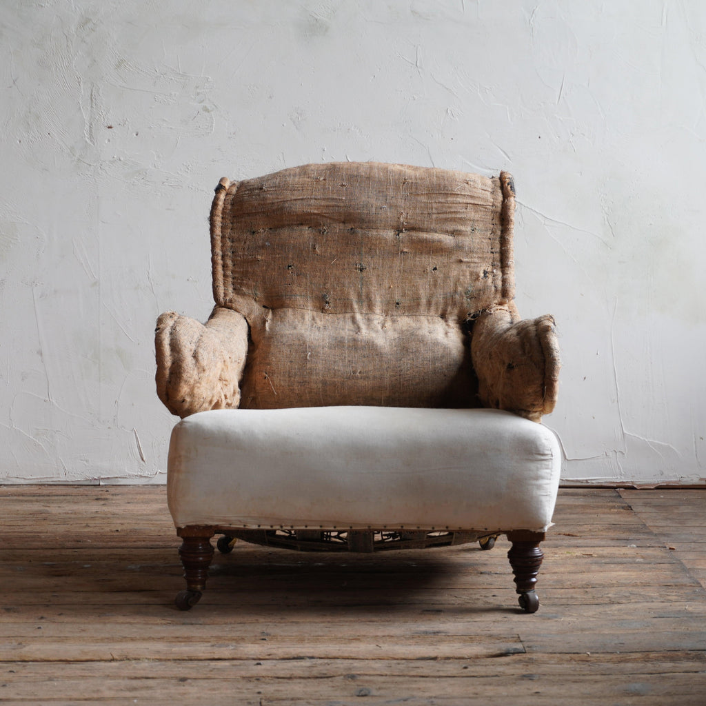 Antique Howard Style Armchair-KONTRAST