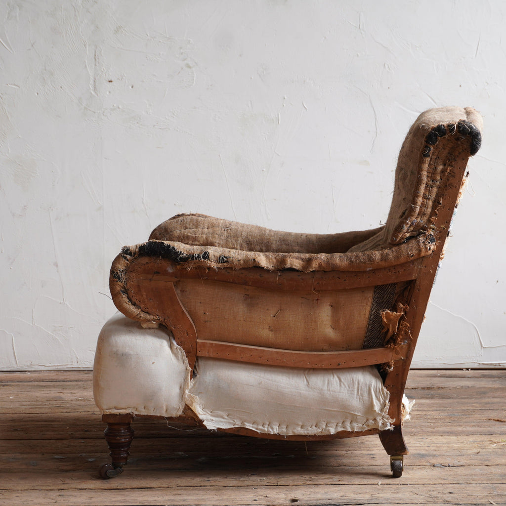 Antique Howard Style Armchair-KONTRAST