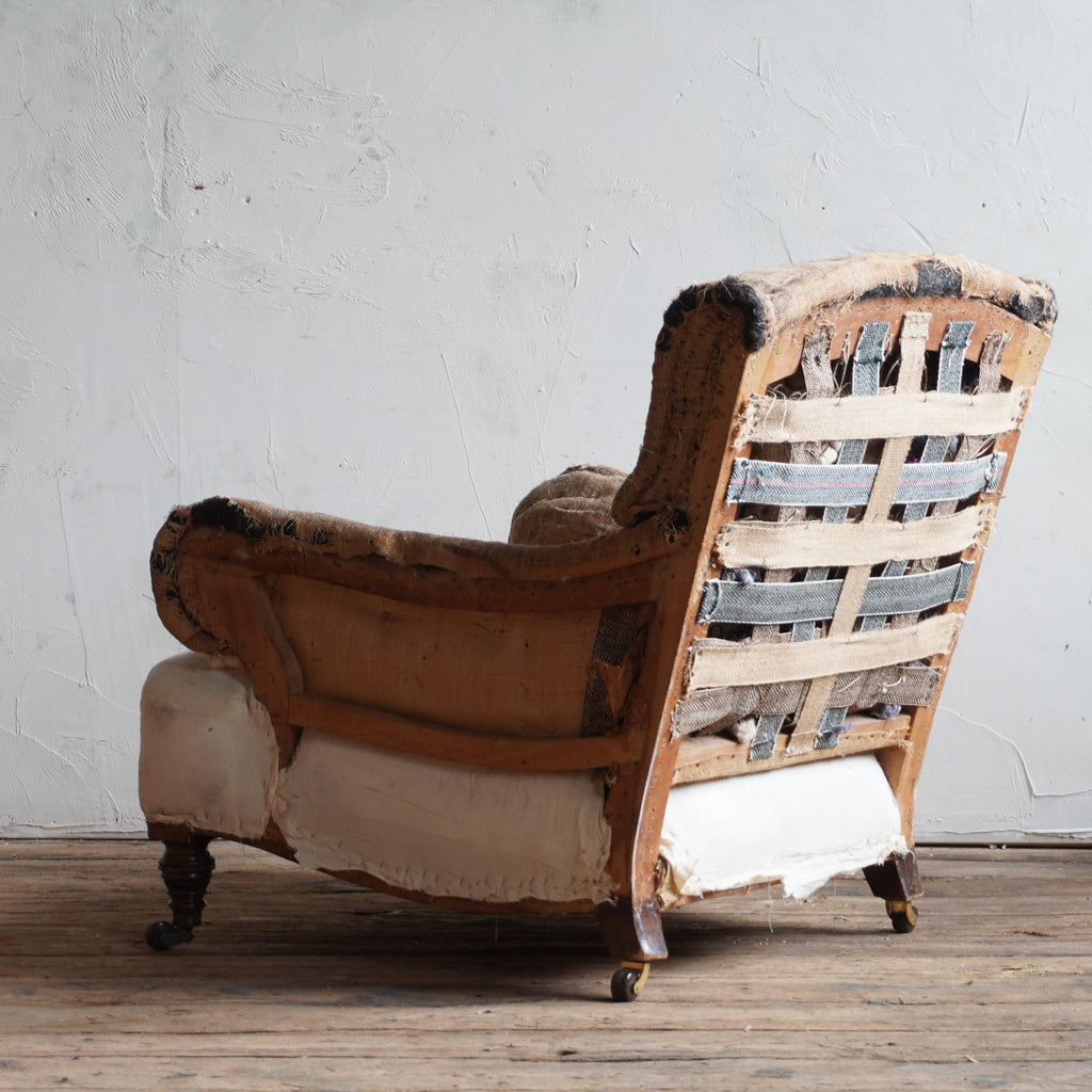 Antique Howard Style Armchair-KONTRAST