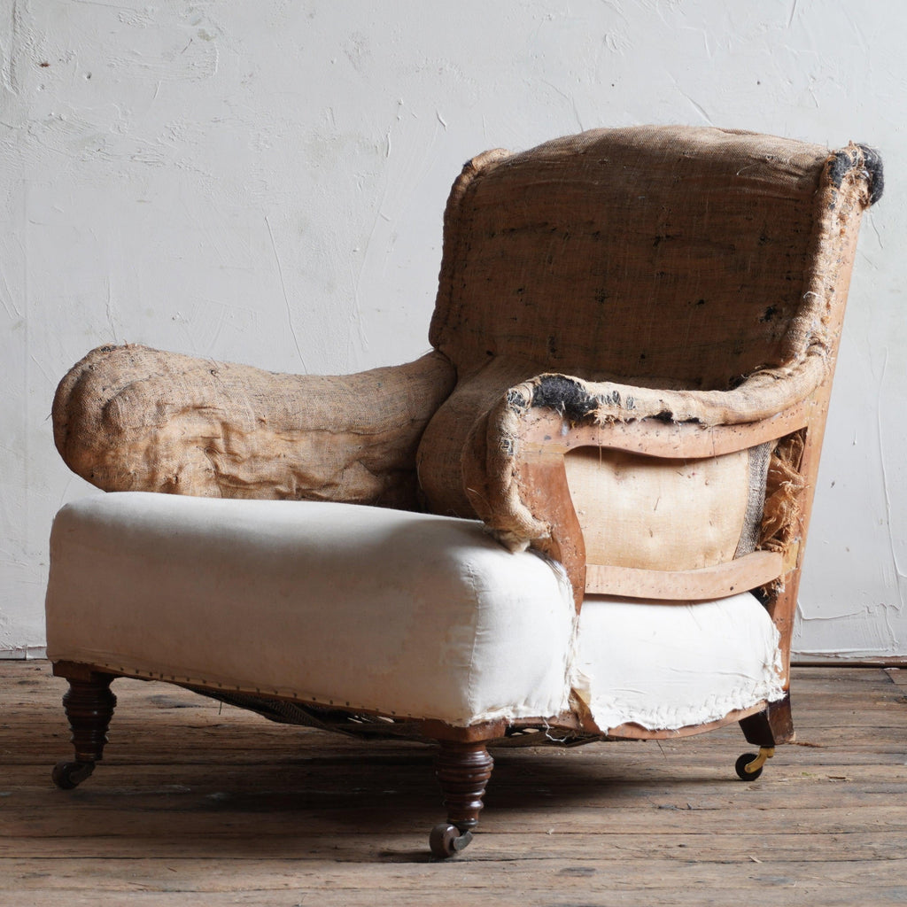 Antique Howard Style Armchair-KONTRAST