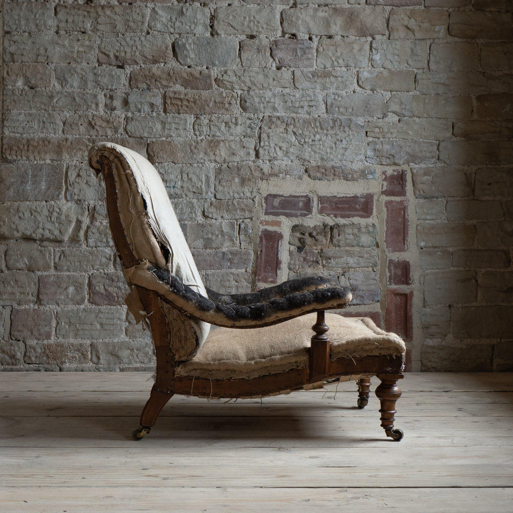 Antique Open Armchair - deconstructed-Antique Seating-KONTRAST