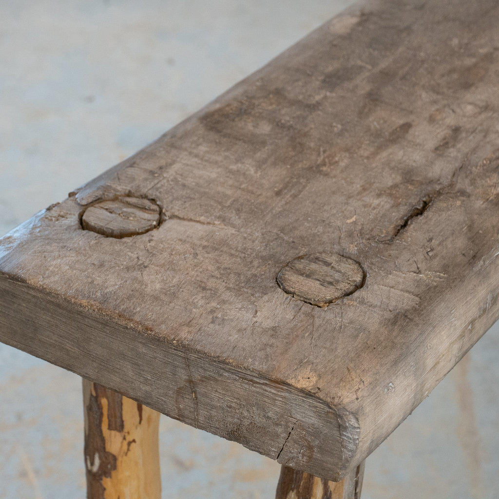 Antique Rustic Console Table-Antique Tables-KONTRAST