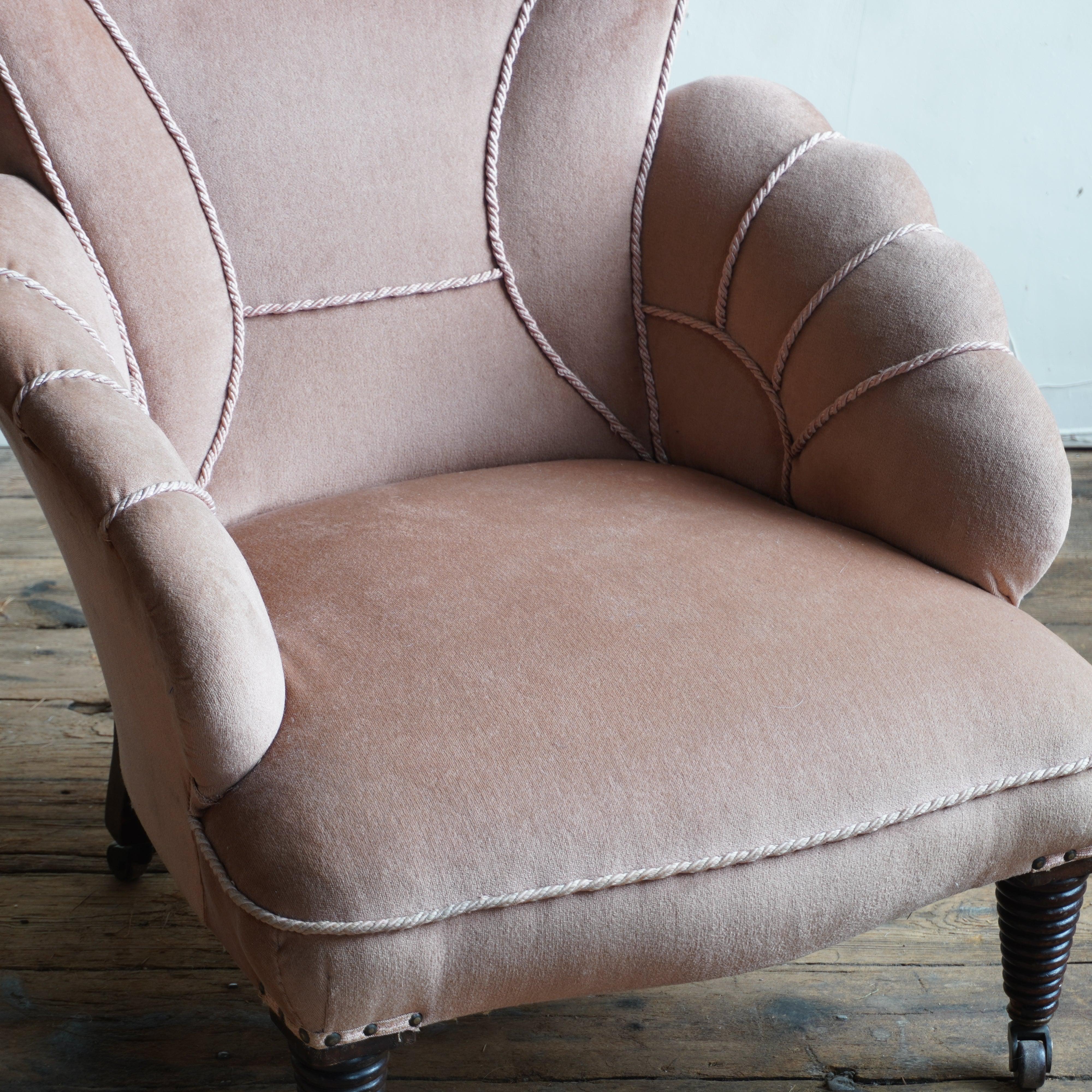 Antique shell back chair clearance