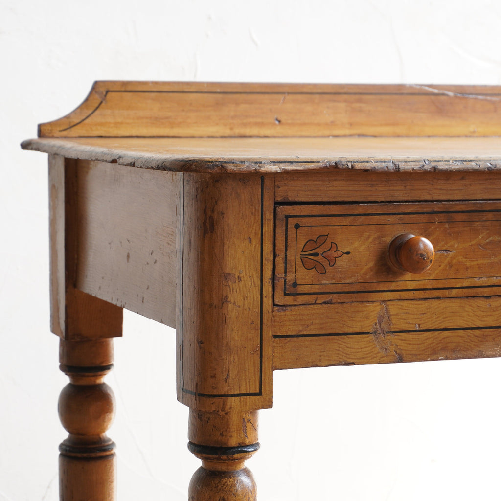 Antique Small Desk - painted pine-KONTRAST
