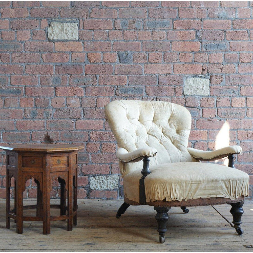 Antique Spoon back Open Armchair-Antique Seating-KONTRAST
