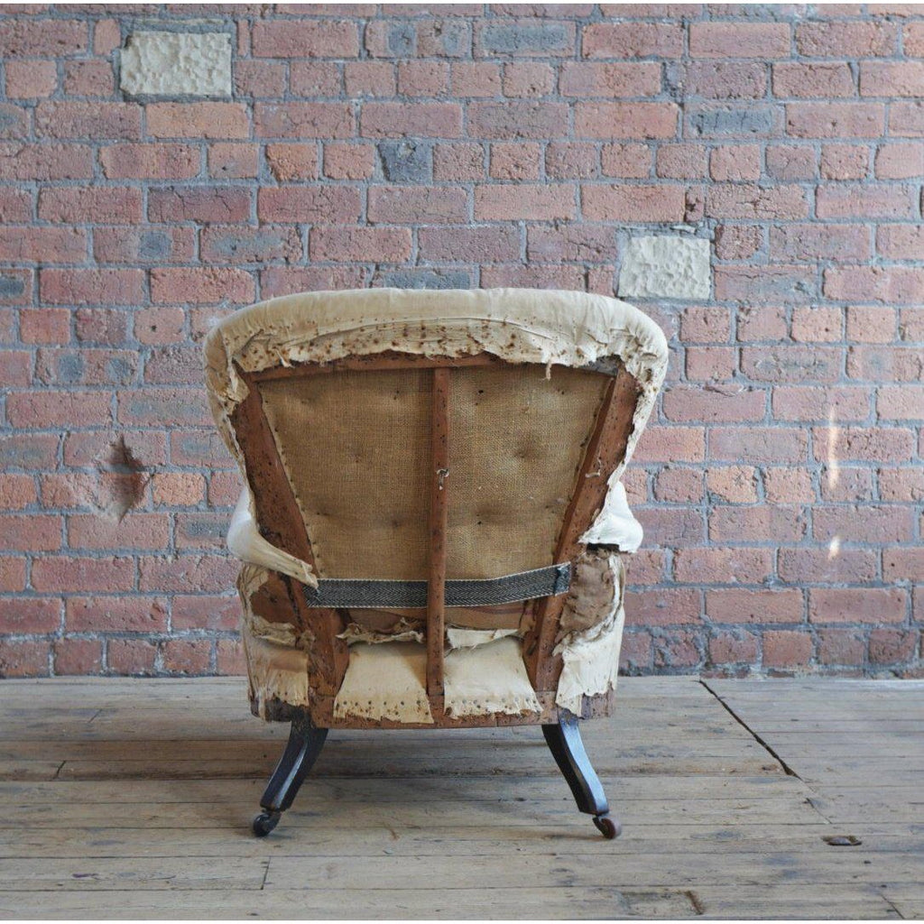 Antique Spoon back Open Armchair-Antique Seating-KONTRAST