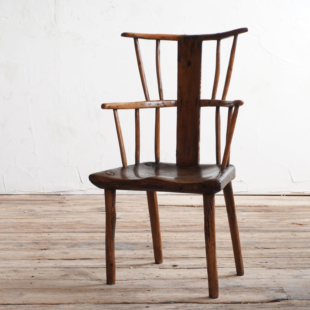 Antique Stickback Chair-KONTRAST
