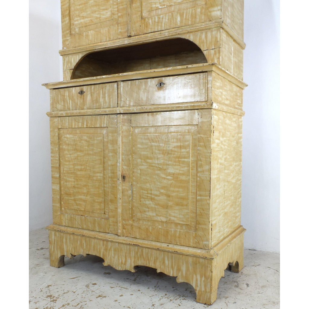 Antique Swedish painted pine dresser-Antique Storage-KONTRAST