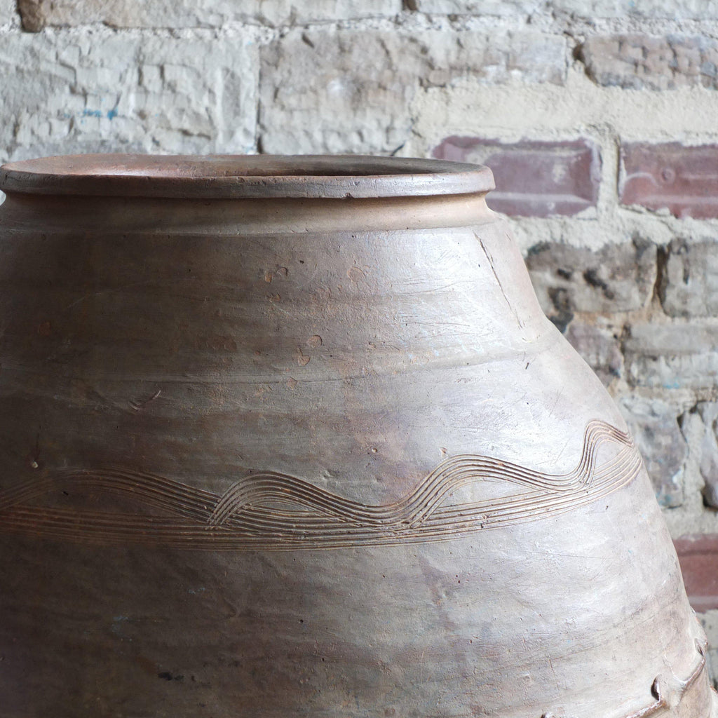 Antique Turkish terracotta olive pot 19th century-Antique Decor / Accessories-KONTRAST