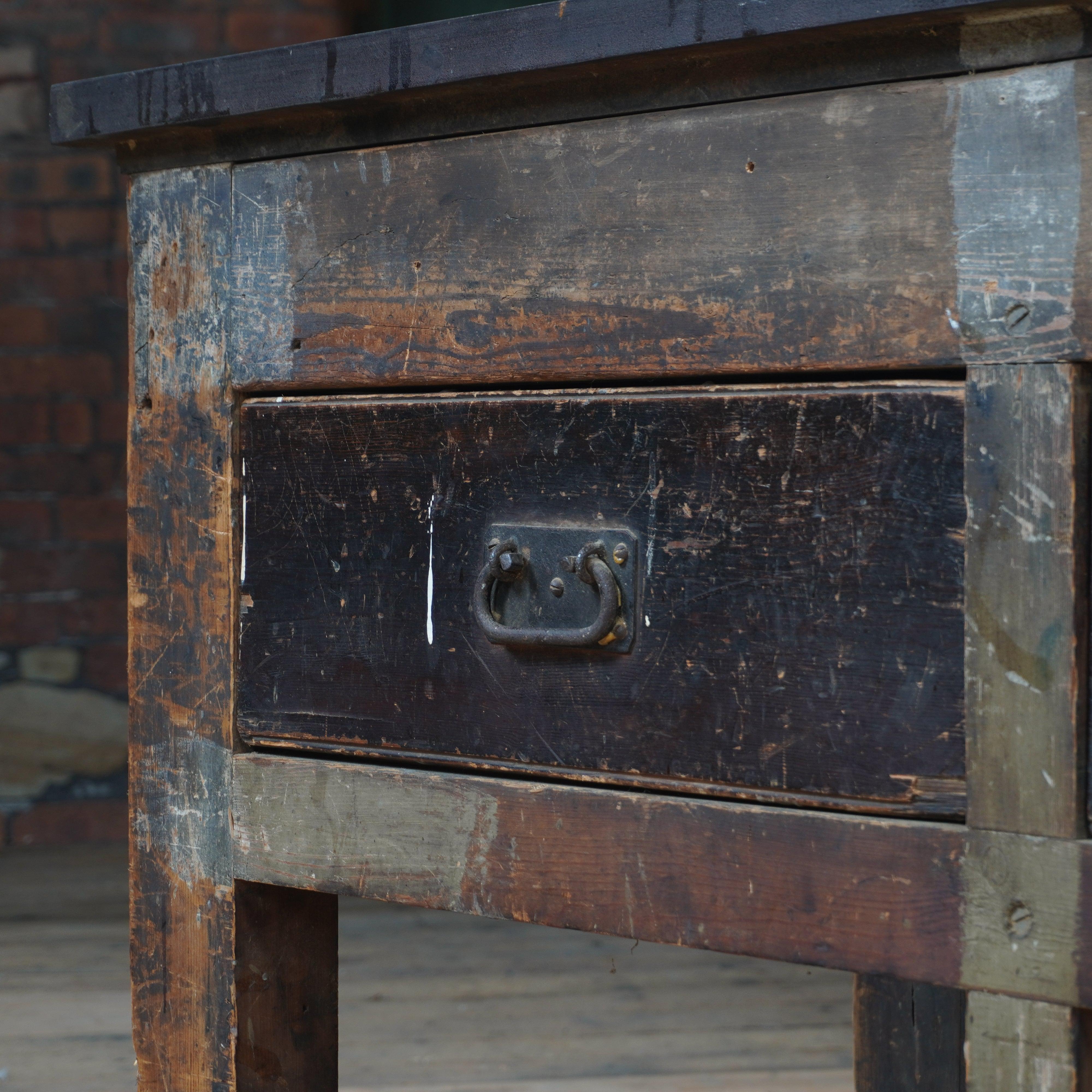 Antique Typesetting Table- printers storage - kitchen island – KONTRAST
