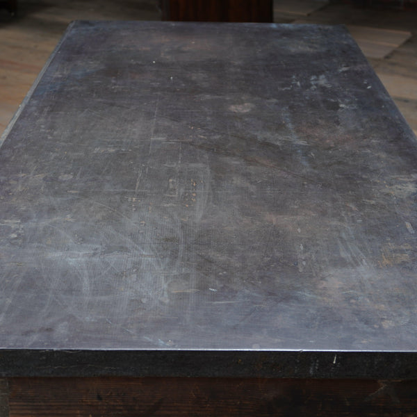 Antique Typesetting Table- printers storage - kitchen island – KONTRAST