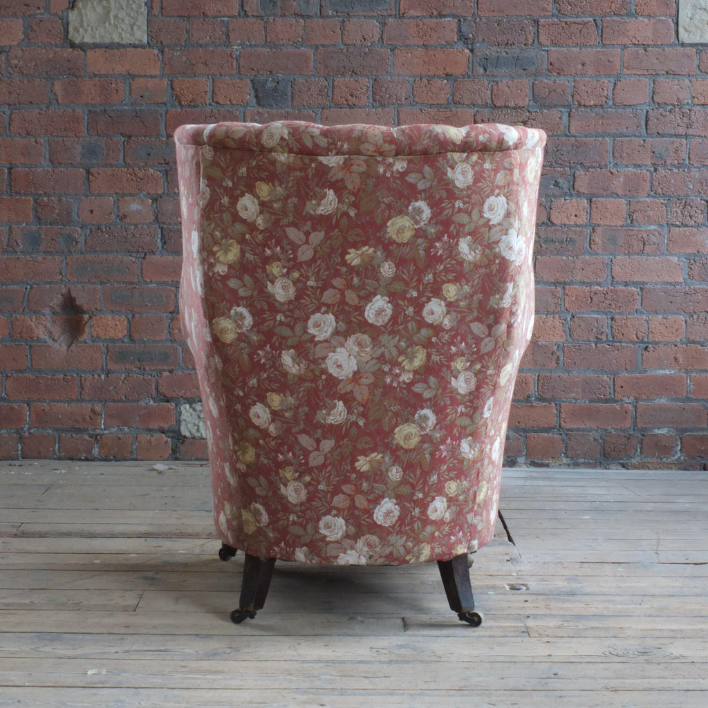 Antique barrel back armchair-Antique Seating-KONTRAST