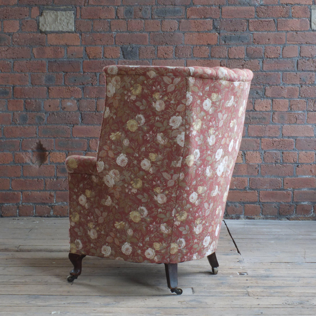 Antique barrel back armchair-Antique Seating-KONTRAST