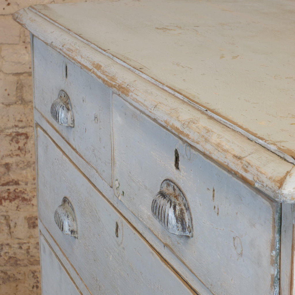 Antique painted pine drawers-Antique Storage-KONTRAST