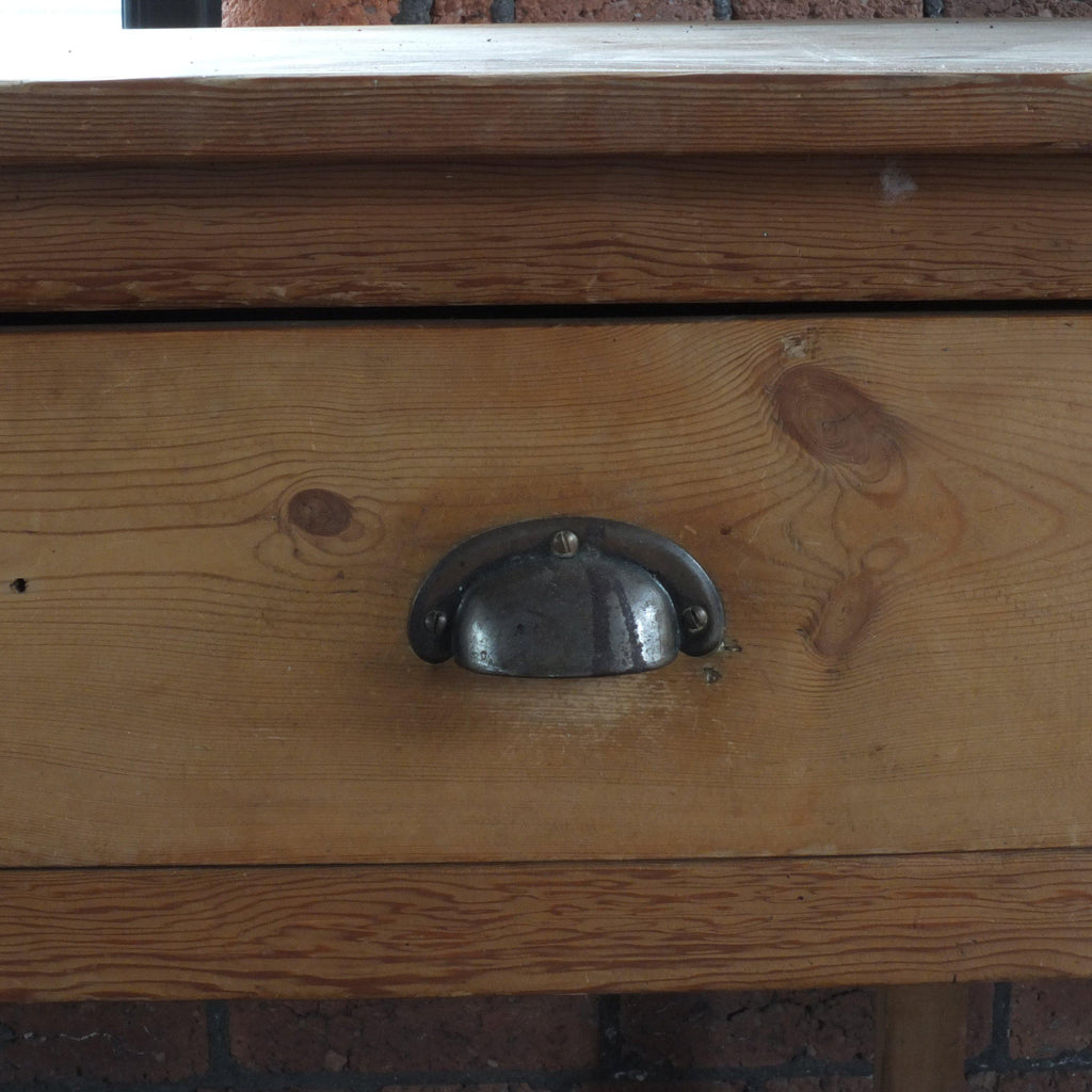 Antique pine dresser base-Antique Tables-KONTRAST