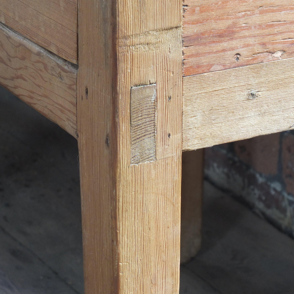 Antique pine dresser base-Antique Tables-KONTRAST