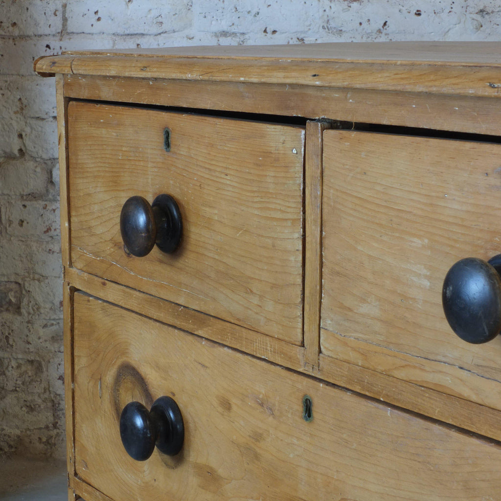 Antique pine farmhouse drawers-Antique Storage-KONTRAST